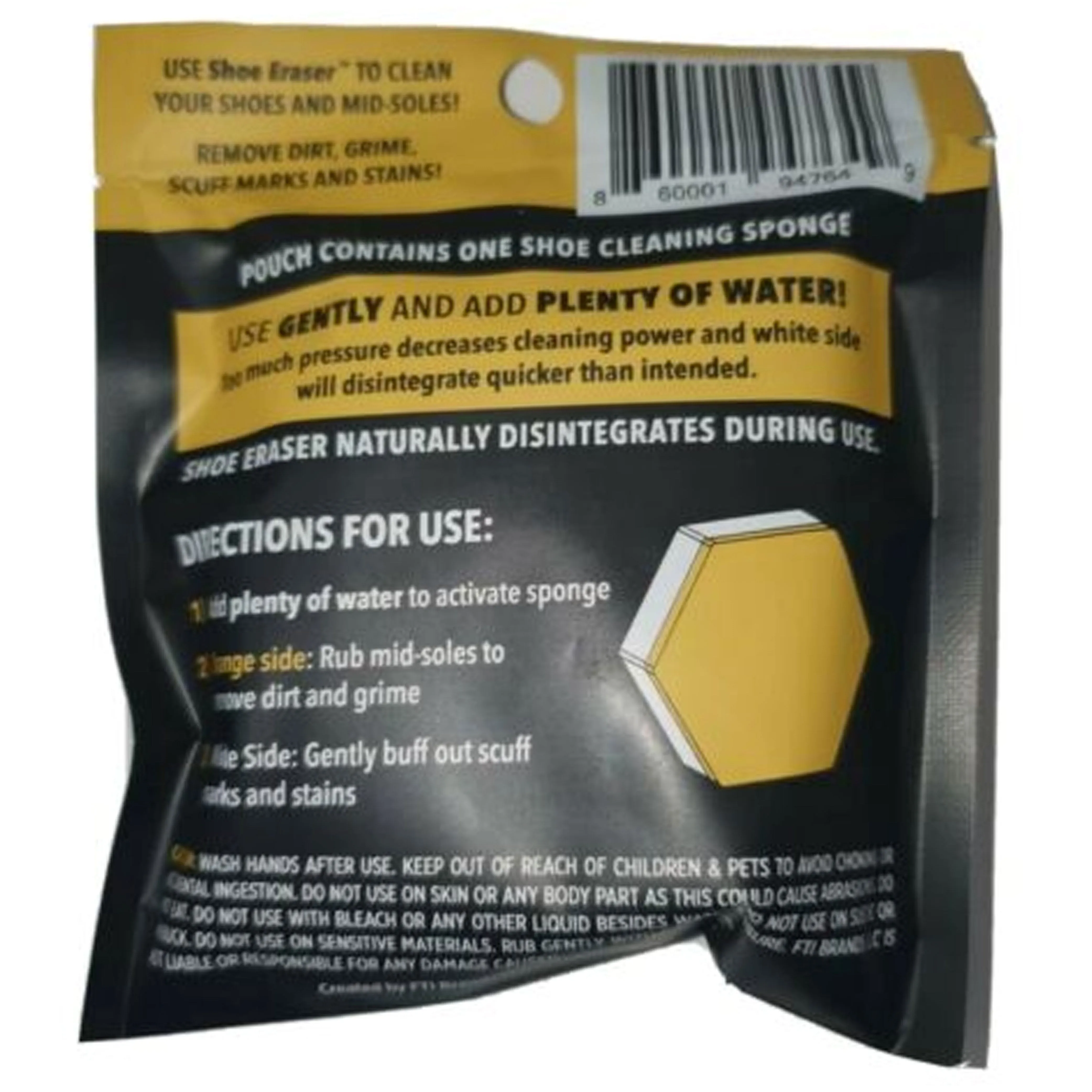 2 Pc Shoe Eraser White Sole Sneaker Cleaner Sponge Cleaning Scuff Marks Remover