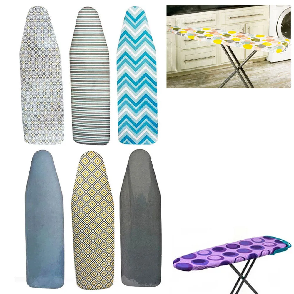 2 X Ironing Board Cover Pad Scorch Heat Resistant Silicone Coated Standard 54"