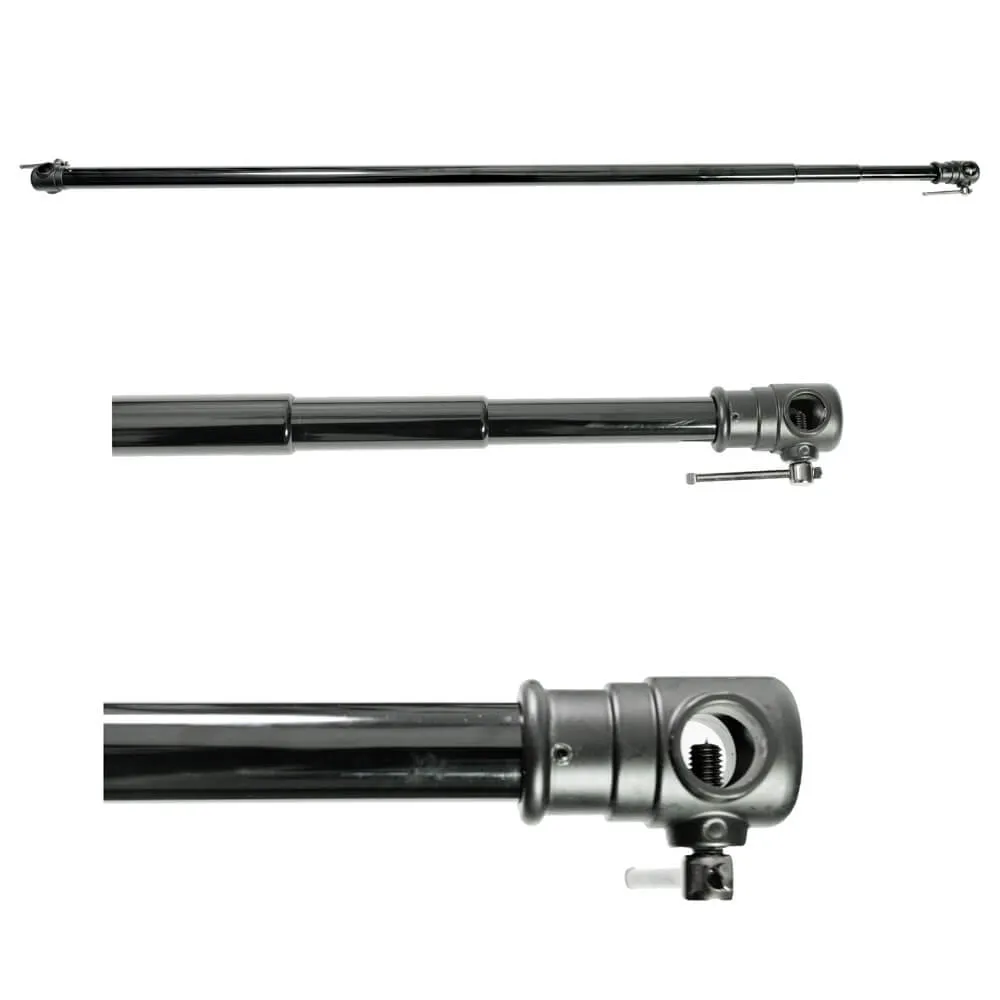 2x4m Dual Grey/White Vinyl Drop Telescopic Background Support