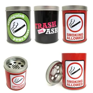 3PC Car Cup Ashtray Cigarette Cigar Smoke Ash Holder Outdoors Home Decor Vintage