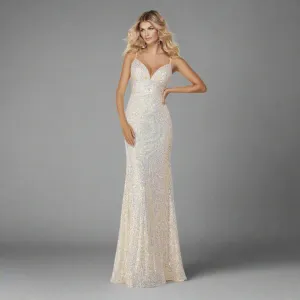 Alyce pink champagne dress, sizes 4, 6, and 10, NEW WITH TAGS!