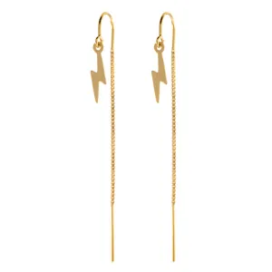 BOLT ~ LIGHTNING BOLT, THREADER EARRING