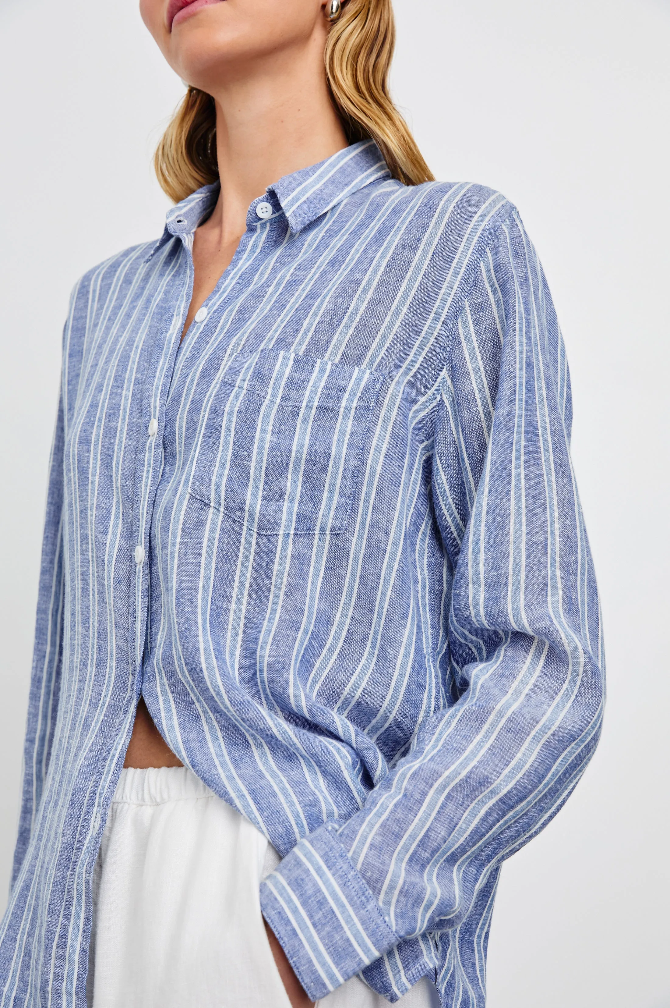 CHARLI SHIRT - LAKE VIEW STRIPE