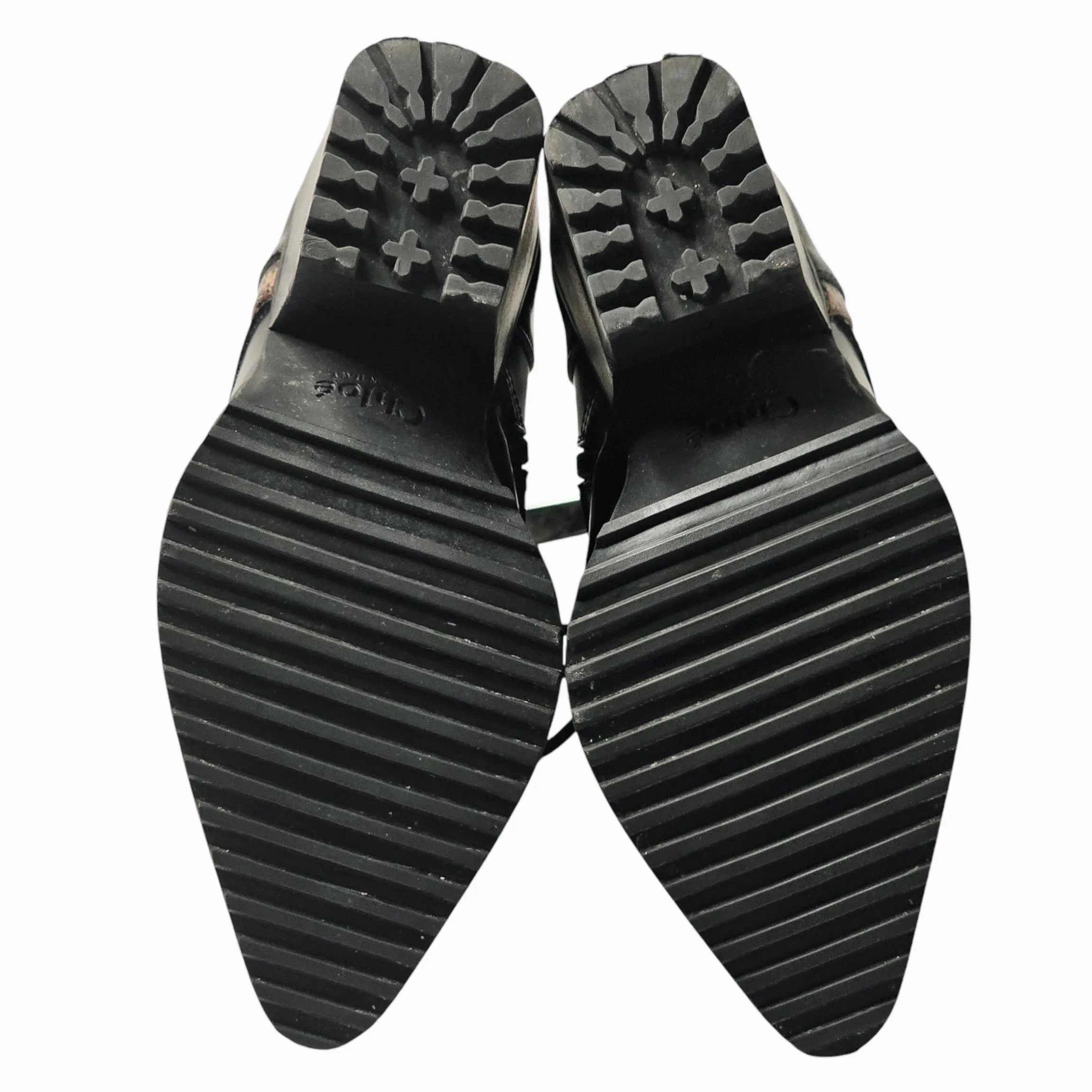 CHLO LEATHER BOOTS EU 37/ UK 4
