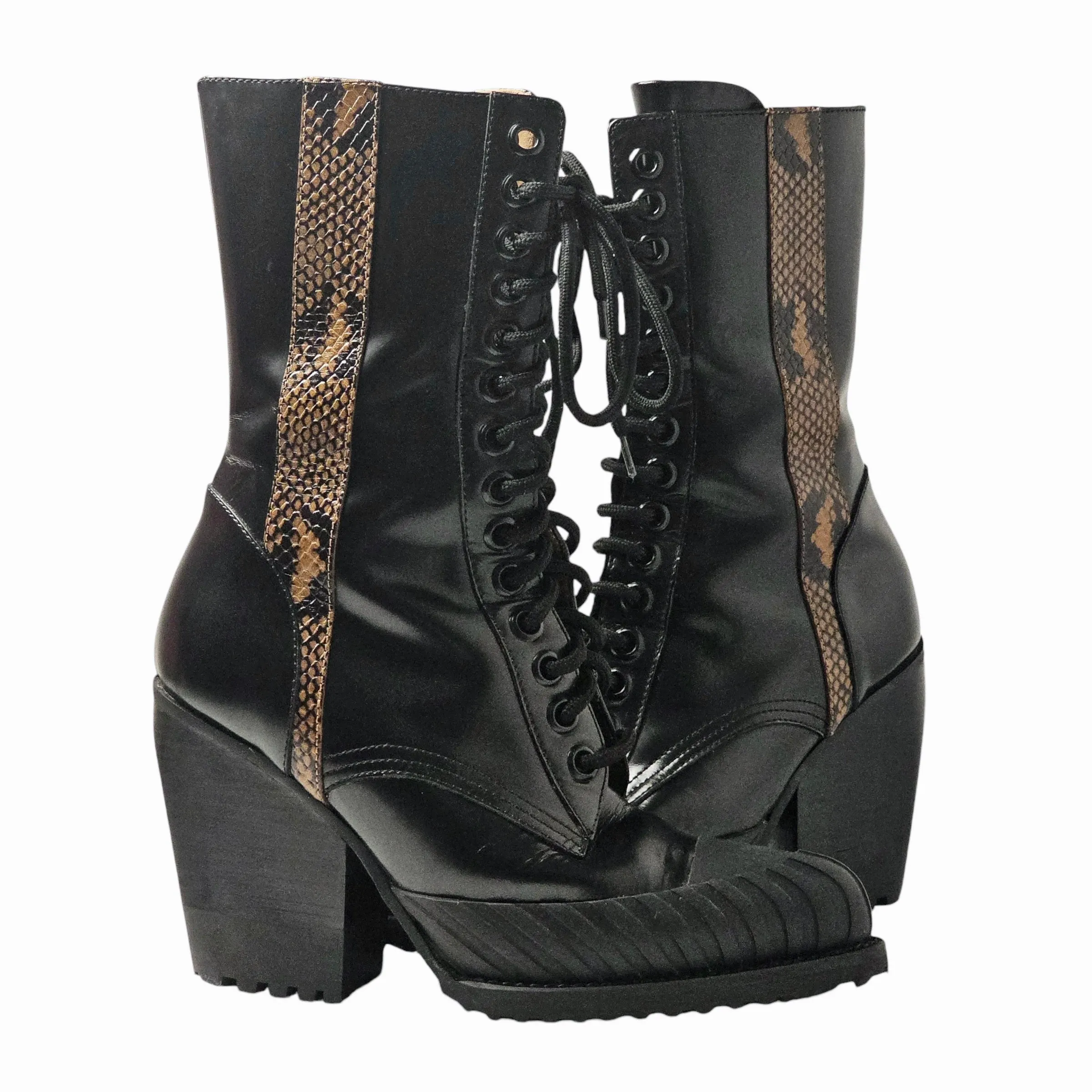 CHLO LEATHER BOOTS EU 37/ UK 4
