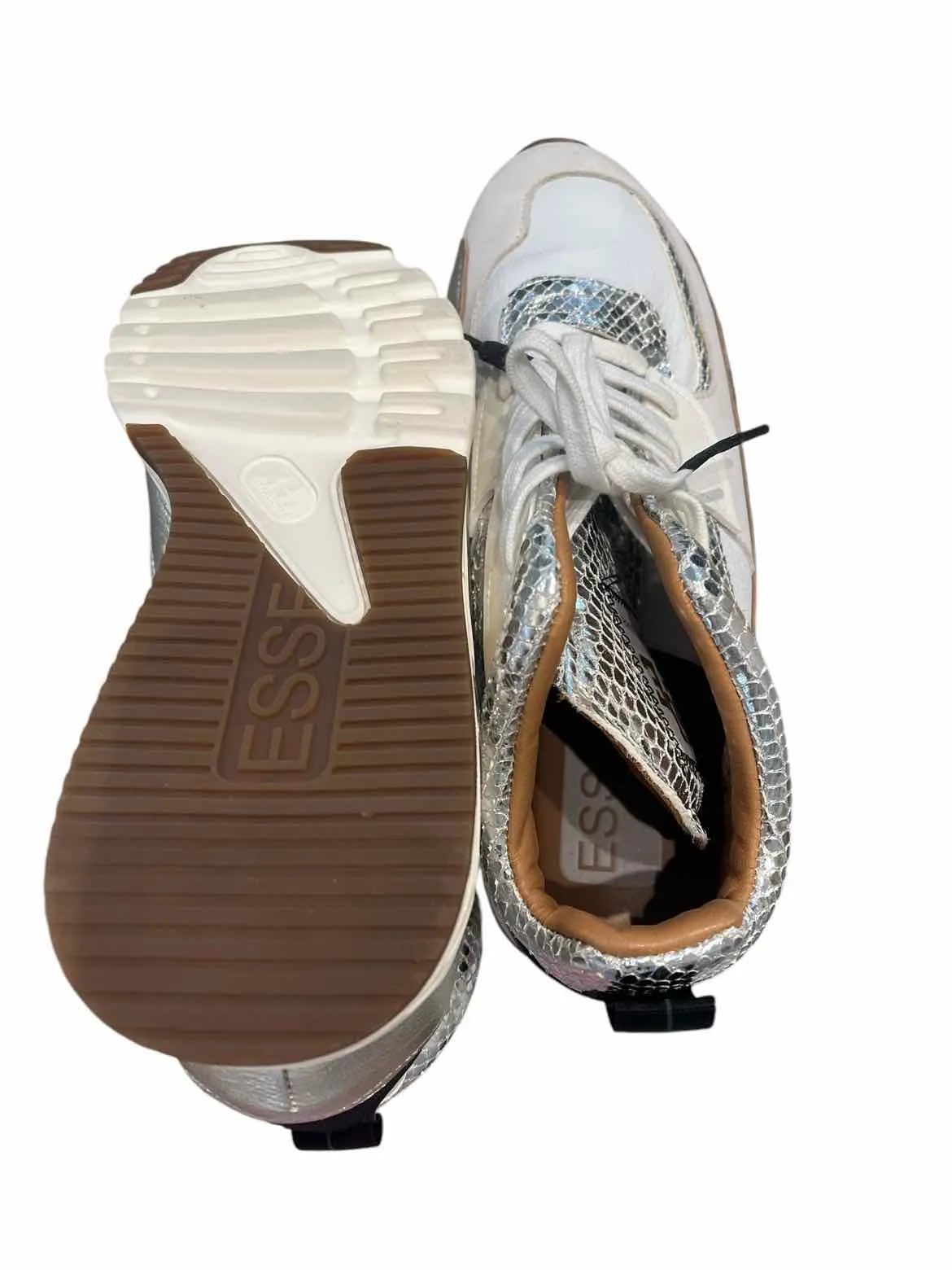 EsseutEsse White and Silver Size 39 Shoes