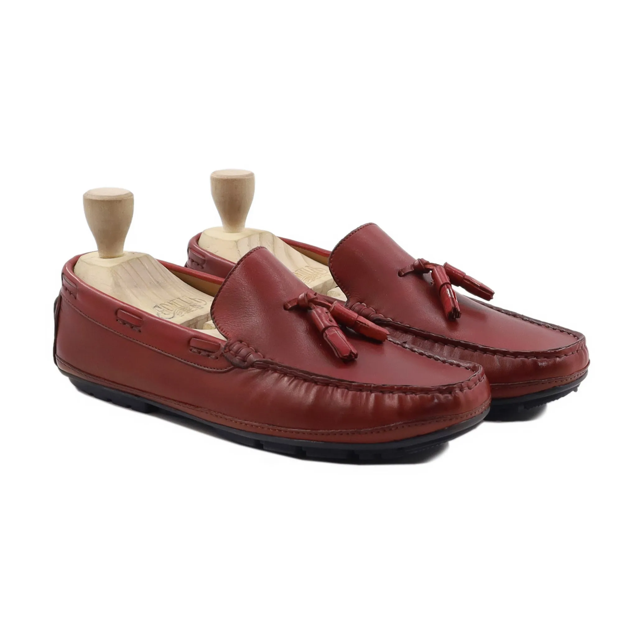 Iguazu - Men's Oxblood Calf Leather Driver Shoe
