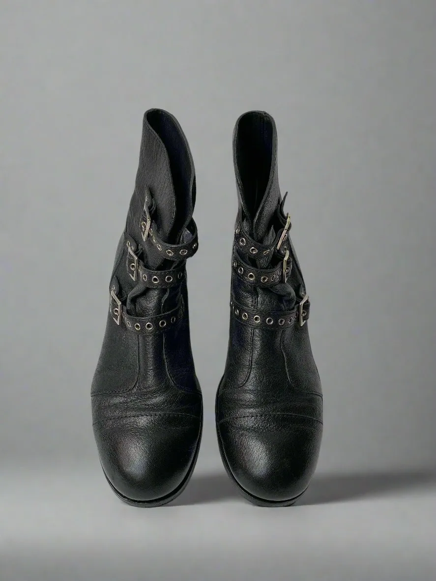 JIMMY CHOO Biker Boots Size 39.5