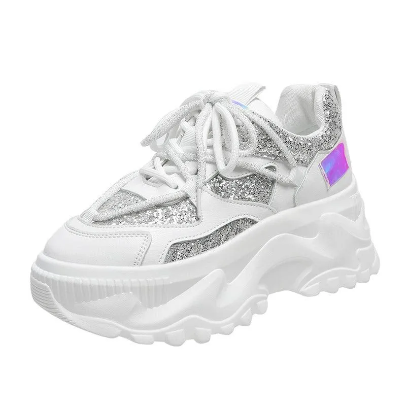 Korean Women's Shoes With Thick Soles
