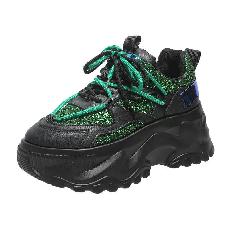 Korean Women's Shoes With Thick Soles