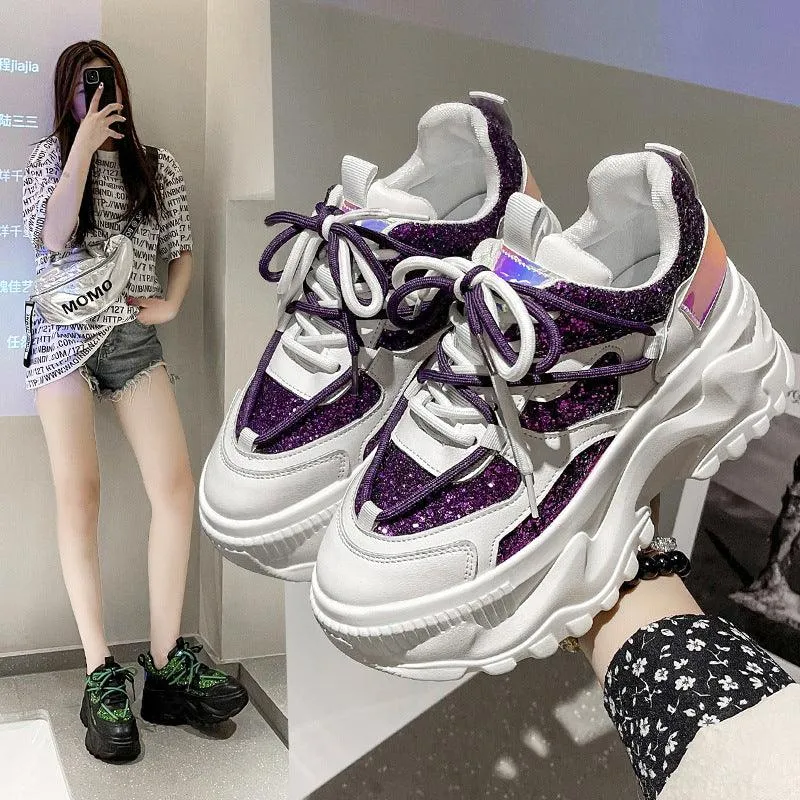Korean Women's Shoes With Thick Soles