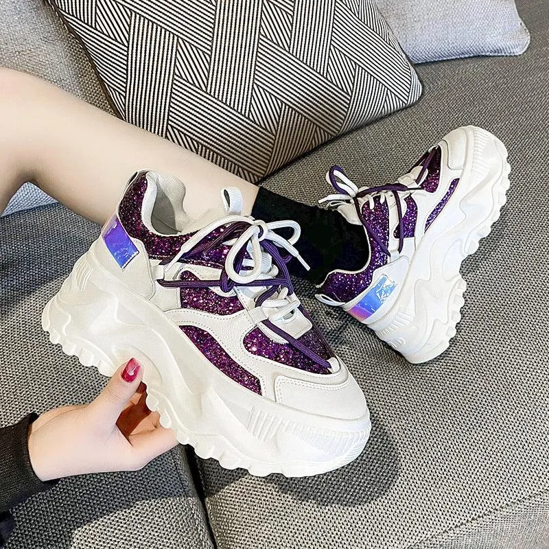 Korean Women's Shoes With Thick Soles