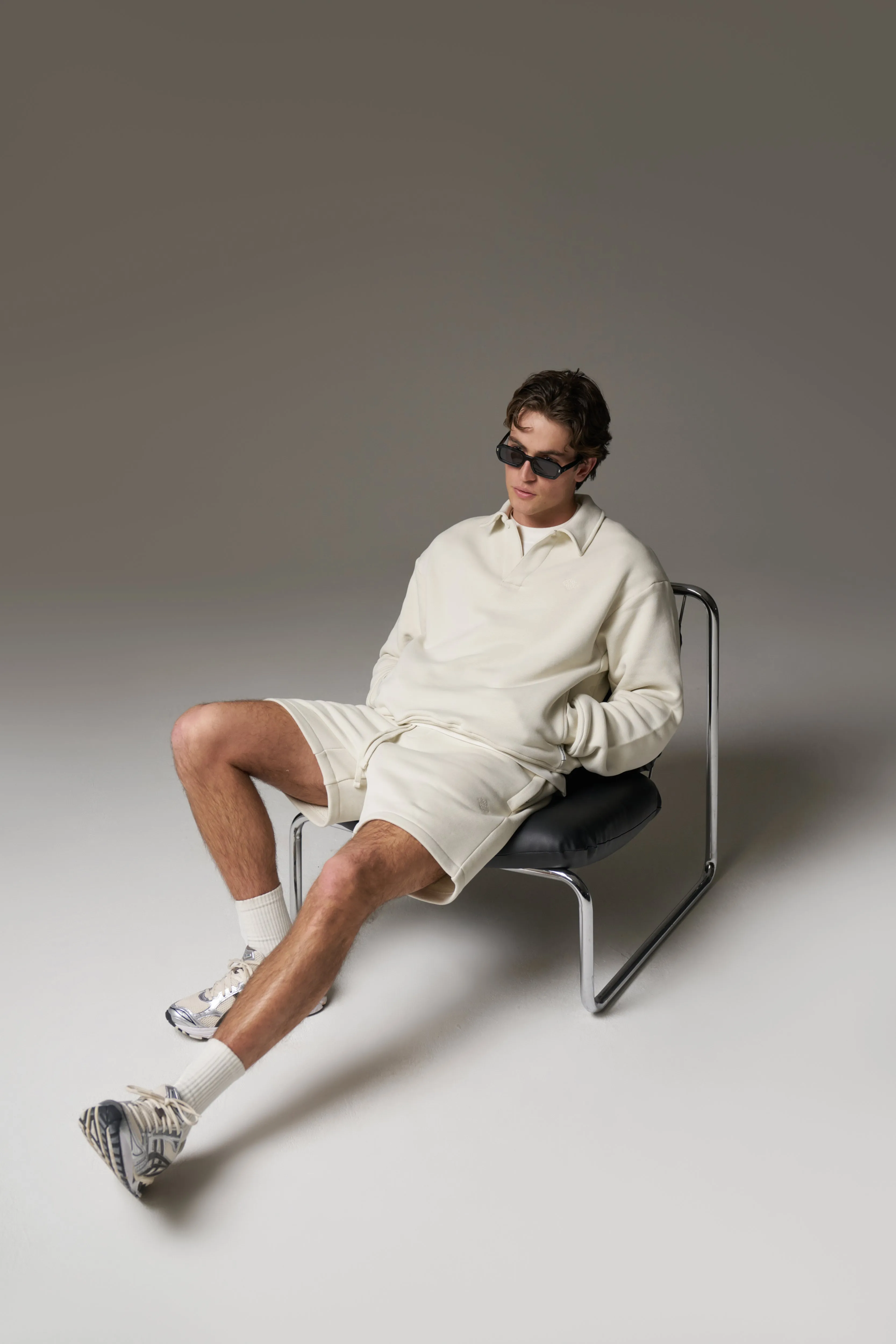 LAUNDERED CLASSICS SHORTS - ECRU