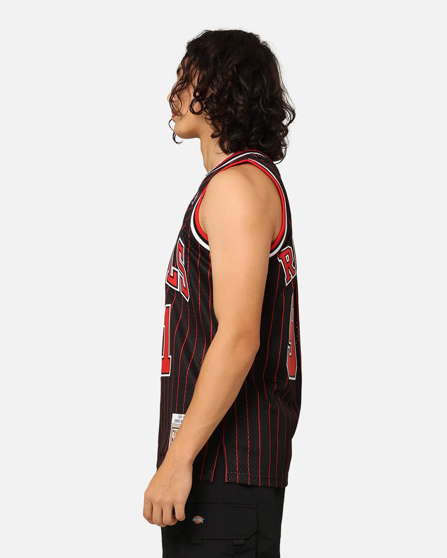Mitchell & Ness Chicago Bulls Dennis Rodman #91 NBA Swingman Jersey Black/Red