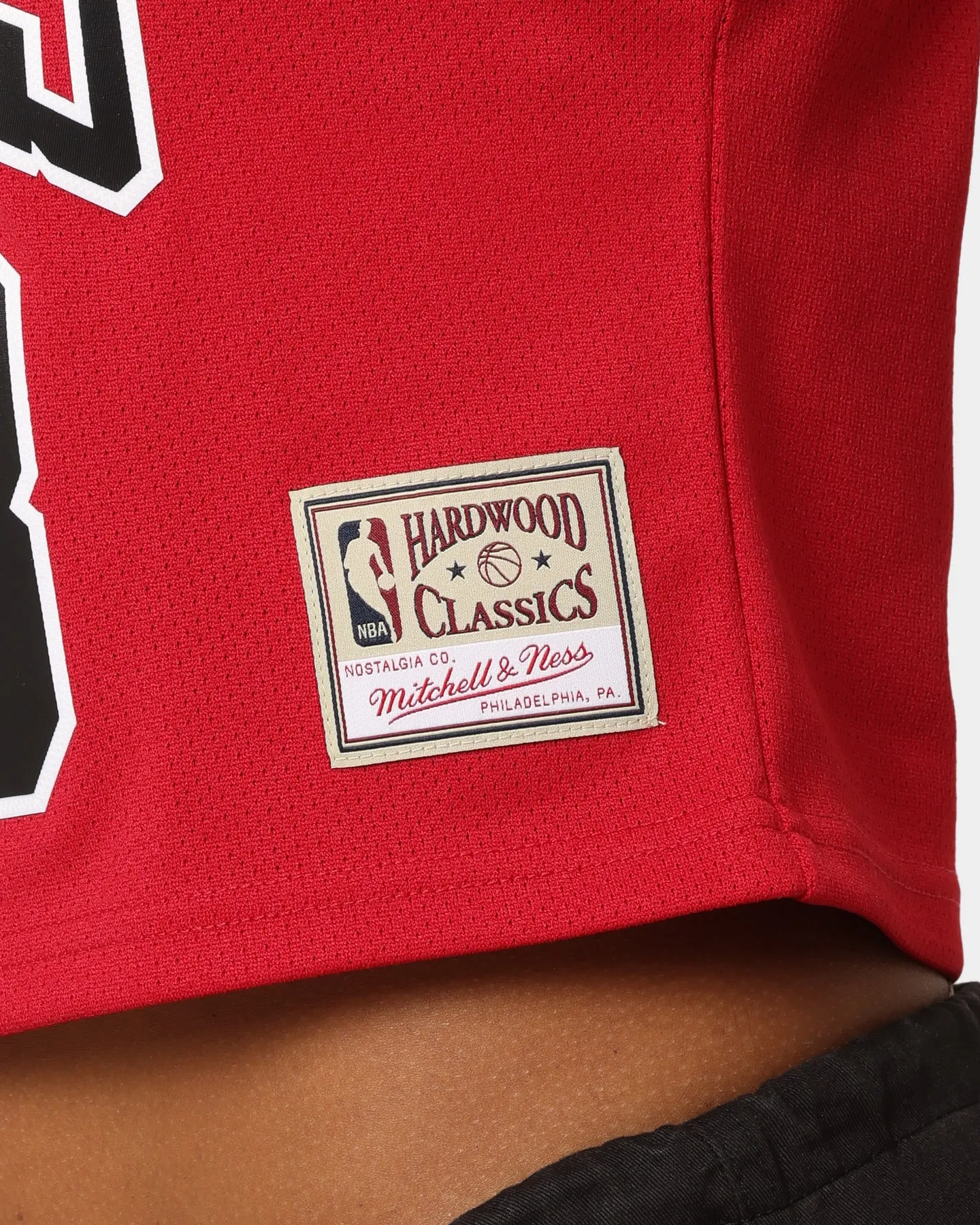 Mitchell & Ness Women's Chicago Bulls Scottie Pippen #33 NBA Cropped Jersey Red