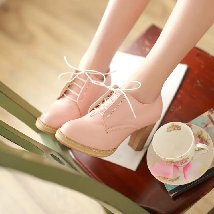 Office Lace Shoe Heels