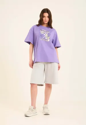 Women  Shorts Relaxed Short Cotton Grey
